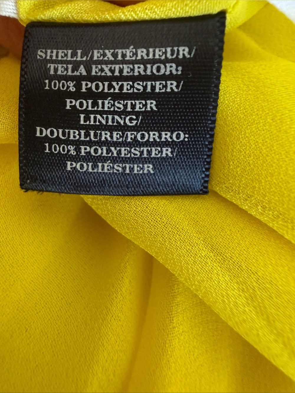 Ann Taylor XS Pleated Chiffon Maxi Skirt Yellow Chartreuse Flowy Side Zip - Picture 4 of 11